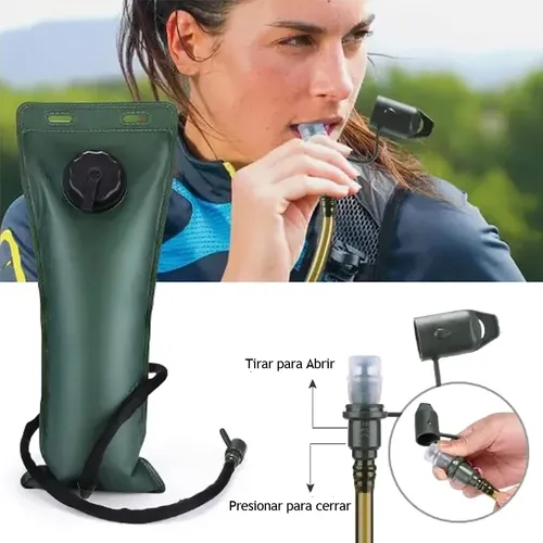 Mochila Camelbak De Hidratación Con Depósito 3l Camo Verde G