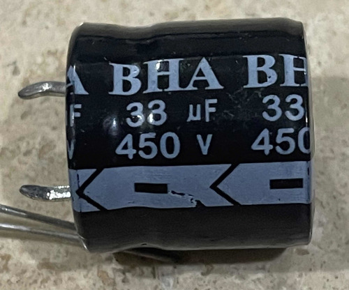 2pcs Capacitor Electrolitico 33uf 450v 3.0x1.5cm Y 2x2cm