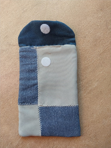 Funda Acolchada E-reader Kindle Kobo Celular Patch Azul Marino