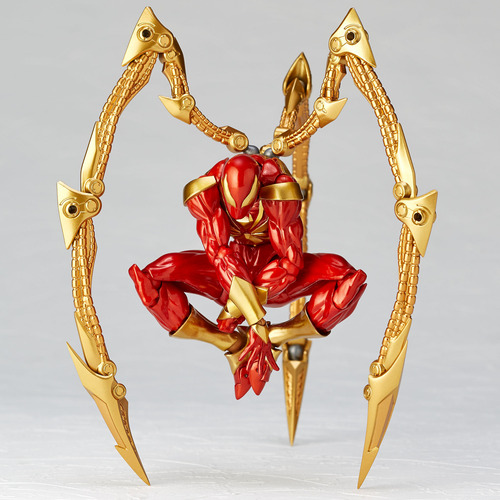 Boneco Homem Aranha Spider Man Iron Ferro Revoltech Yamaguch