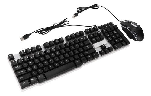 Conjunto De Teclado E Mouse Com 104 Teclas, Luz De Fundo, Us