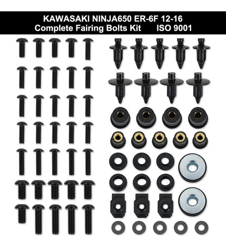Kit De Parafusos Para Carenagem Da Kawasaki Ninja