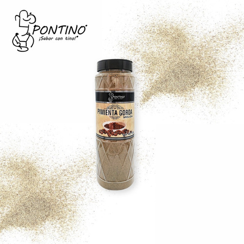 Pontino Pimienta Gorda Molida 500 Gramos 2 Piezas