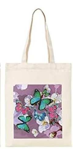 Bolso Con Diseño De Diamond Painting Diamantes Cristal  Y Ab