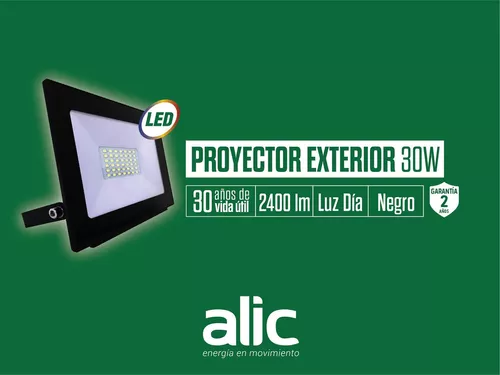 PROYECTOR LED 30W LUZ BLANCO FRÍO