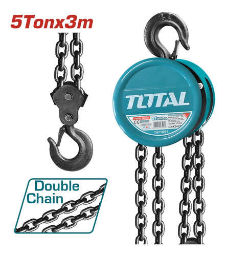 Tecle Total Tht1651 5 Toneladas 3m Alt:3m 476.0n