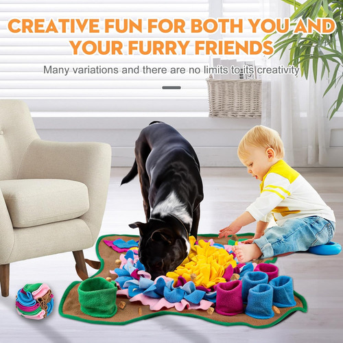 Alfombrilla Snuffle Para Perros Sniffle Juego Interactivo...