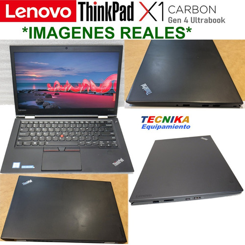 Imagen 2 de 8 de Notebook Lenovo Thinkpad X1 Carbon 4gen I7-6600u 16gb 512gb