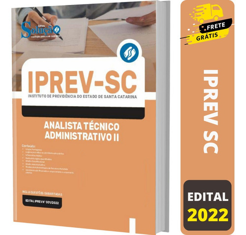 Apostila Iprev Sc 2022 - Analista Técnico Administrativo 2