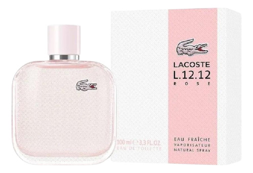Perfume Lacoste L.12.12 Rose Eau Fraiche 100ml Mujer Lodoro