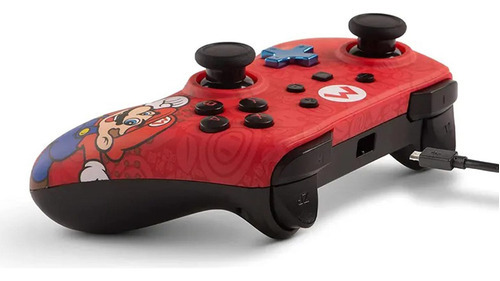 Control Nintendo Switch Super Mario Color Rojo