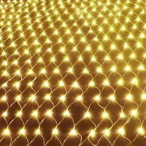 Imagen 2 de 10 de Malla 240 Led Navidad 3x2 Metros Pascuero Blanco Calido