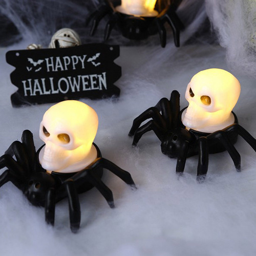 Luz Nocturna En L Para Decoración De Halloween, Cabeza De Ca