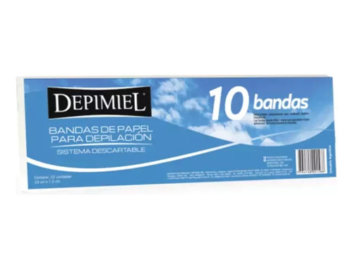 Bandas De Papel Para Depilación X10 Depimiel