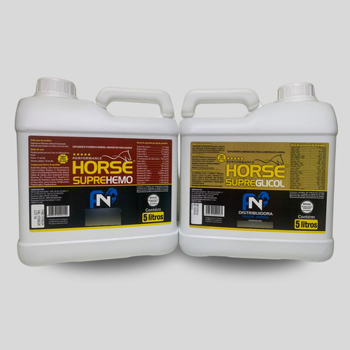 Hemolitan 5l + Glicopan 5l Performance Horse Equino Liquido