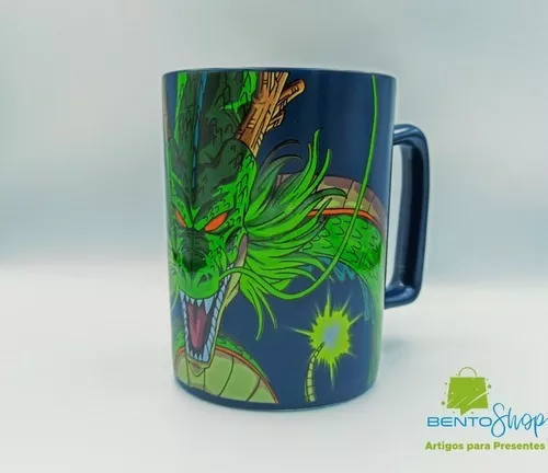 Arte para Caneca Dragon Ball Shenlong e as Esferas do Dragão