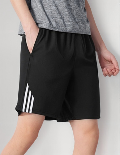 Short Deportivo Hombre Con Bolsas Ejercicio Correr Gym