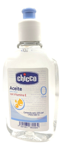 Aceite Hidratante Para Bebés | Vitamina E | Chicco | 220 Ml 