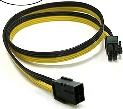 Imagen 1 de 2 de Cable Extensión Pcie 6 Pines Gpu