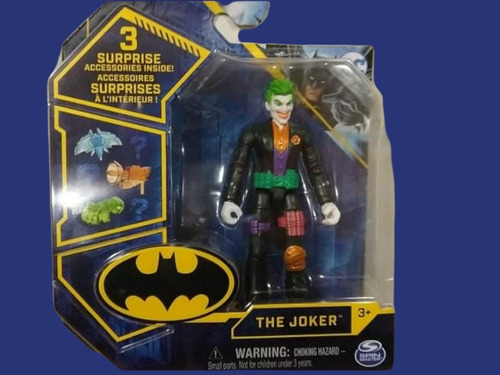 Figura The Joker Batman 3 Accesorios Spin Master Dc Comic  