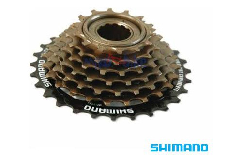 Piñón Shimano 7v Ajuste Rosca Para Bicicleta Con Cambios