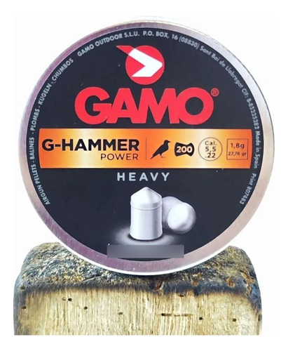 Lata De Diabolos Gamo G-hammer Power X 200 Calibre 5,5