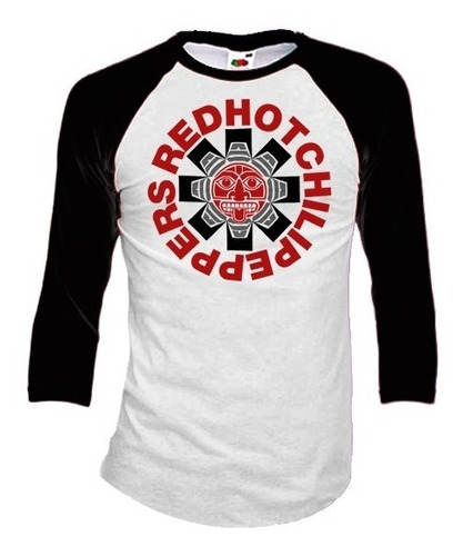 Red Hot Chili Peppers Playera Manga 3/4  Hombre Y Mujer C6