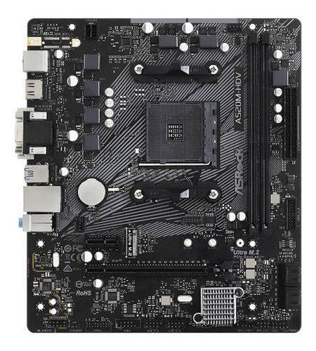 Motherboard Asrock Placa Base A520m-hdv Amd A520