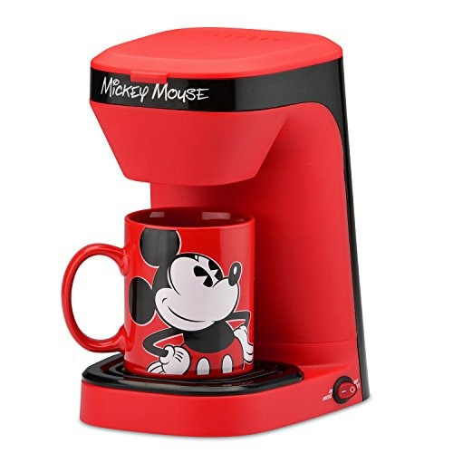 Cafetera De 1 Taza De Disney Mickey Mouse Con Taza Importada