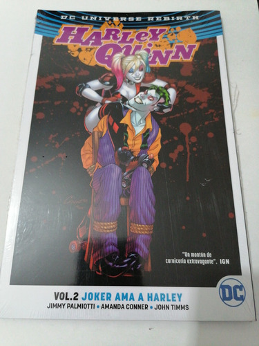 Dc Rebirth Harley Quinn, Vol. 2, Joker Ama A Harley Smash 