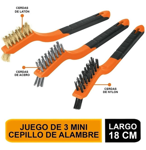 Cepillo De Alambre Truper 10652 - Pack 3