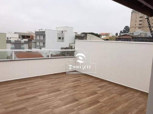 Cobertura Com 1 Dormitório À Venda, 90 M² Por R$ 449.000,00 - Jardim - Santo André/sp - Co10934