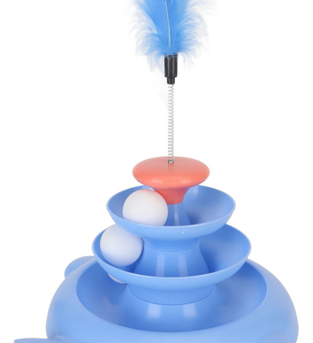 Pista Interactiva Desmontable Para Mascotas Cat Ball Tower T