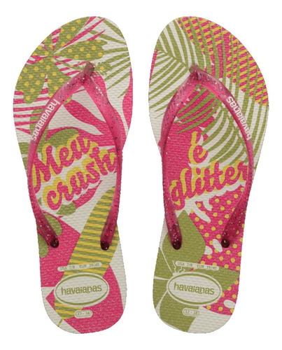 Havaianas Original Slim Festa Chinelo Feminino As Legitimas