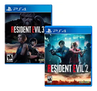 Resident Evil 3 + Resident Evil 2 Doble Version Ps4/ps5