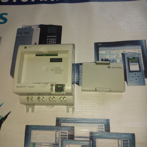 Allen Bradley 2080-lc10-12qwb Micro810 Plc (Usado)