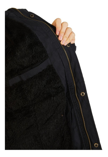 Campera Hombre Parka Capucha Desmontable Abrigo Colores