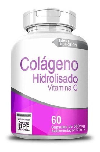 Colágeno C/ Vitamina C  500mg 60 Cápsulas