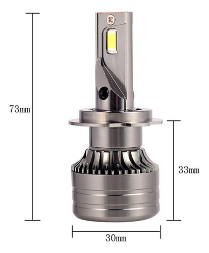 Bombilla De Faro Led Automotriz Ip68 A Prueba De Agua 6000k
