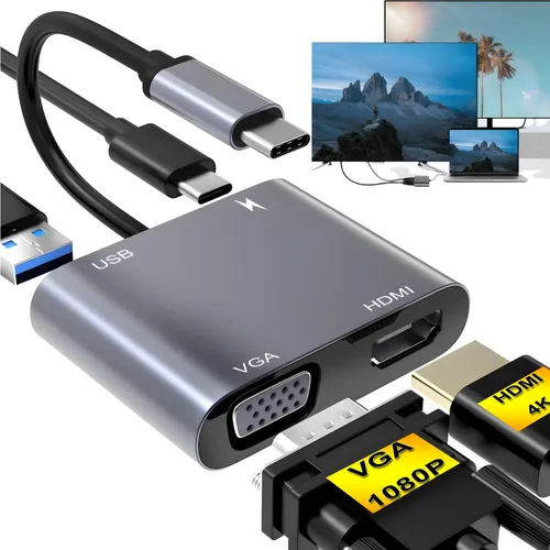 GENERICO Adaptador Usb C A Hdmi Para Macbook Pro/air Thunderbolt 3