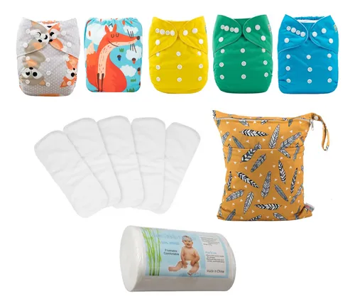 Bolsa pañales tela hotsell