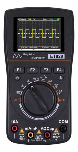 Multímetro Osciloscopio Digital Et828 Inteligente