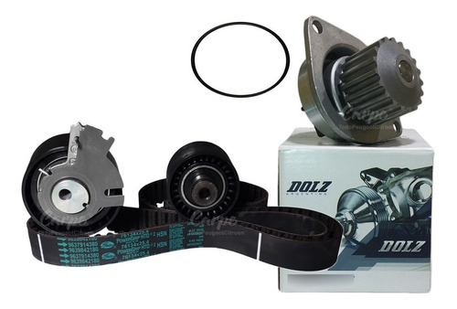 Imagen 2 de 8 de Kit Distribucion + Bomba Dolz Peugeot 207 1.6 16v Original