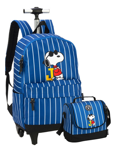 Mochila Poliéster Com Notebook E Carrinho - 55cm