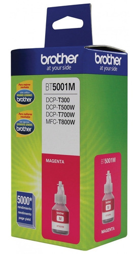 Imagen 1 de 2 de Botella De Tinta Brother Bt5001m Magenta 5 000 Paginas