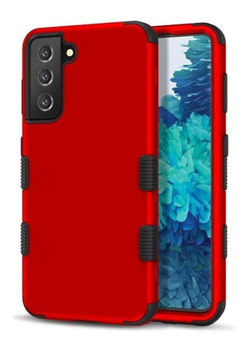 Funda Uso Rudo De 3 Piezas  Para Samsung S21 Plus 