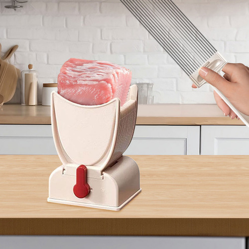 Soporte Ajustable De Grosor Para Minicortador De Carne Multi