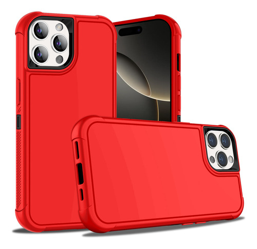 Funda Para iPhone Protección Militar Tres Piezas Antishock
