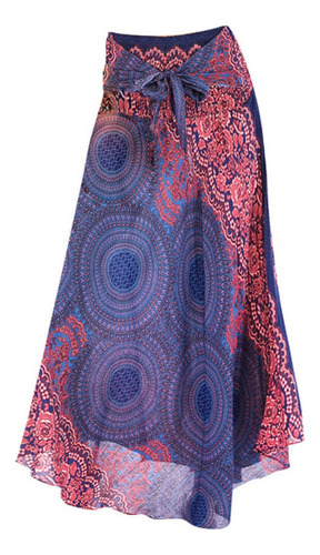 . Vestido Largo Con Falda Bohemia Hippie For Mujer, Ropa