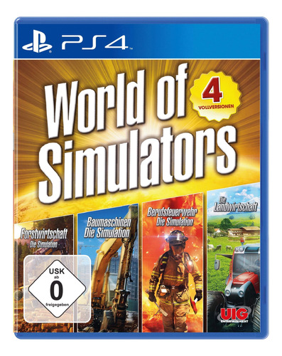 World Of Simulators (nuevo) 4 Juegos - Ps4 Play Station 
